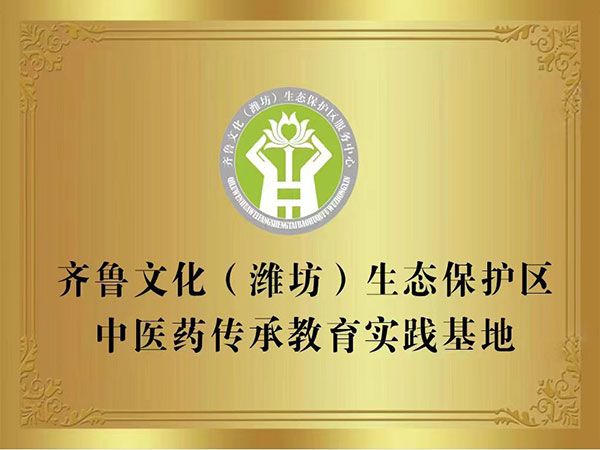 齐鲁文化（潍坊）生态保护区中医药传承教育实践基地